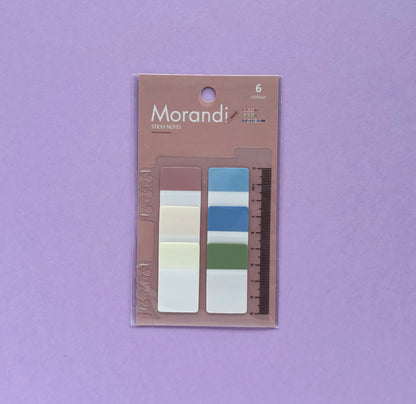 Notas Adhesivas Translúcidas Morandi x 6