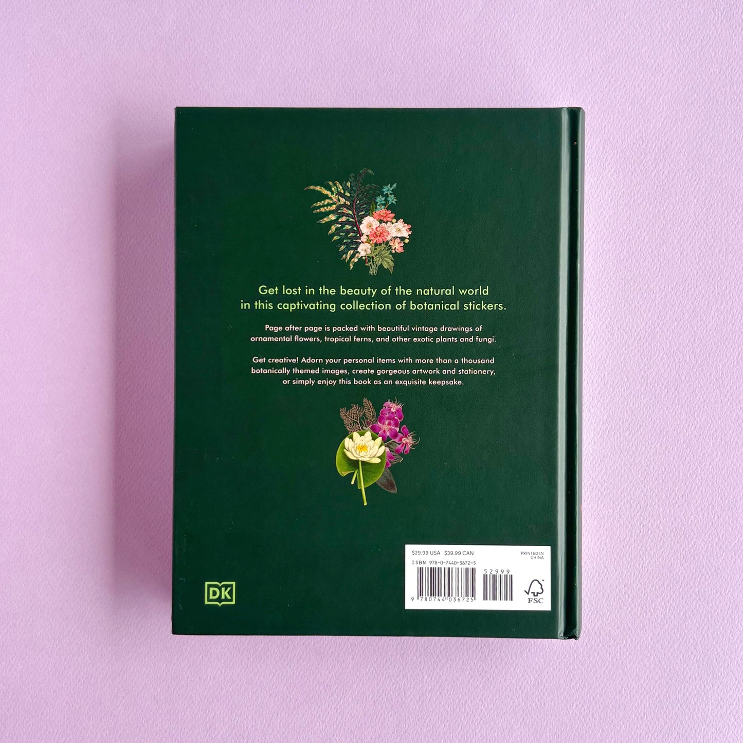 Libro de sticker The Botanist's sticker anthology - Más de 1000 stickers