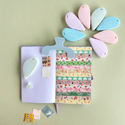 Cinta Adhesiva Doble Faz en Dispensador Secopad - Pastel Tones (7,9 m)