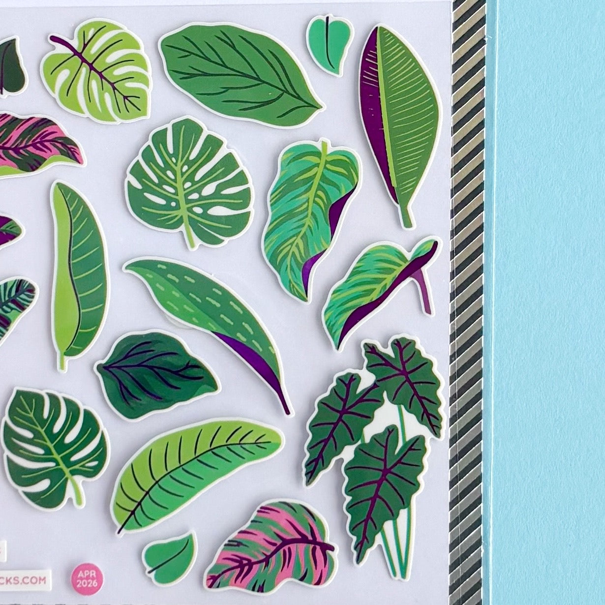 Stickers Pipsticks Original - Leafy Layers (Lamina de 7.6 cm x 17.8 cm)