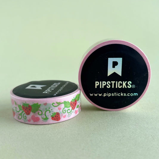 Washi Tape Strawberry Shortcake x Pipsticks Original - Berry Patch (10 m x 1.5 cm)
