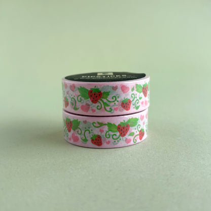 Washi Tape Strawberry Shortcake x Pipsticks Original - Berry Patch (10 m x 1.5 cm)