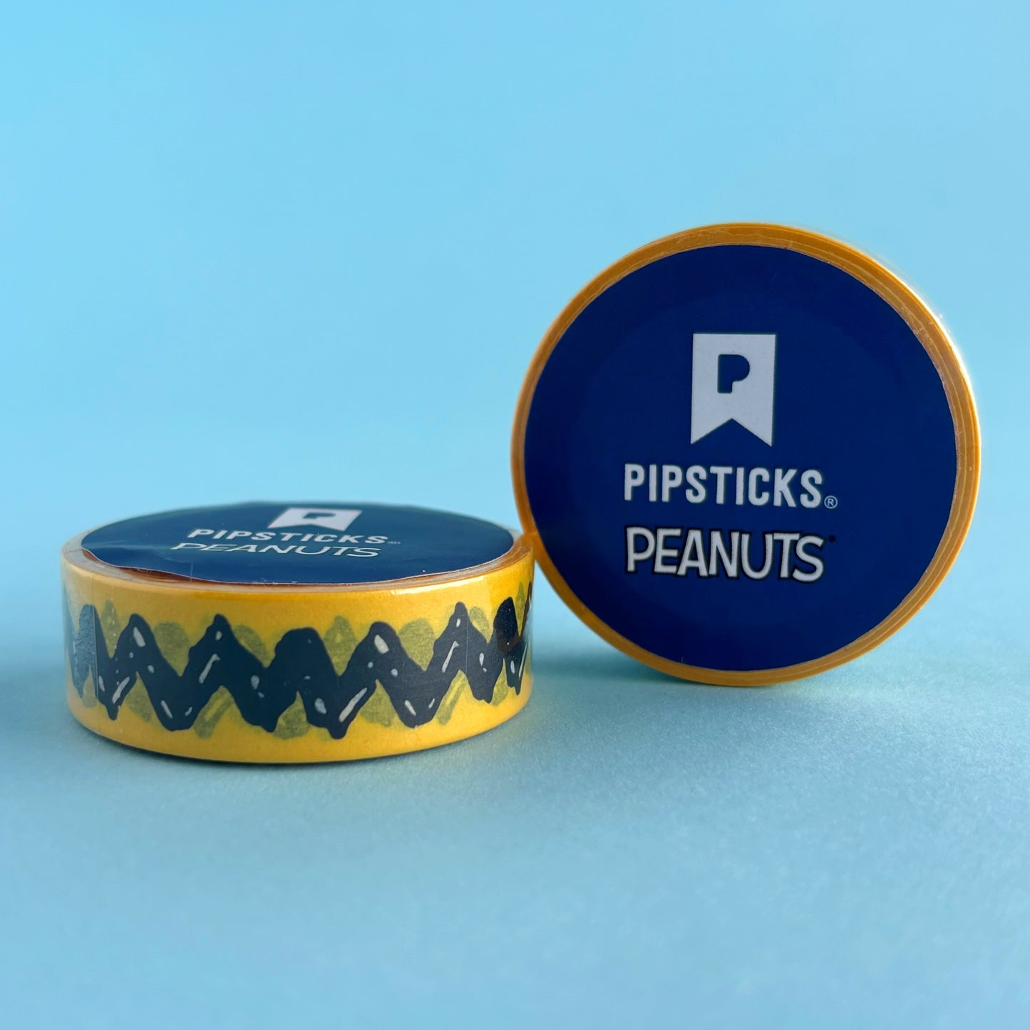 Washi Tape Peanuts x Pipsticks Original - Charlie Brown Zig Zag (15 mm × 10 m)