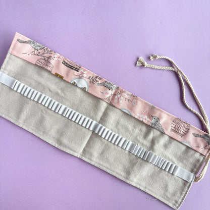 Estuche Enrollable de Lona para 48 Lápices - Birdsong