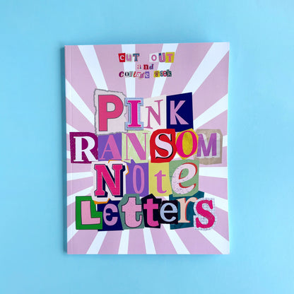Libro para recortar: letras, números y símbolos – Pink Random Note (NO stickers)