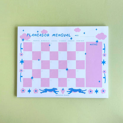 Planner mensual sin fechas · Organiza tu mes