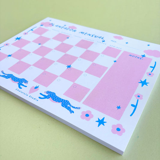Planner mensual sin fechas · Organiza tu mes