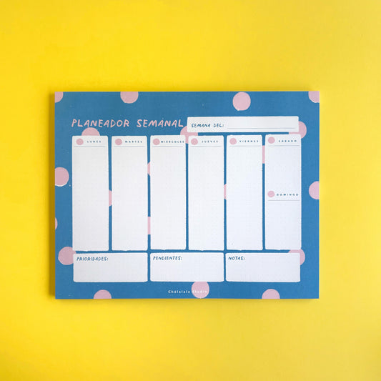 Planner semanal sin fechas · Organiza tu semana