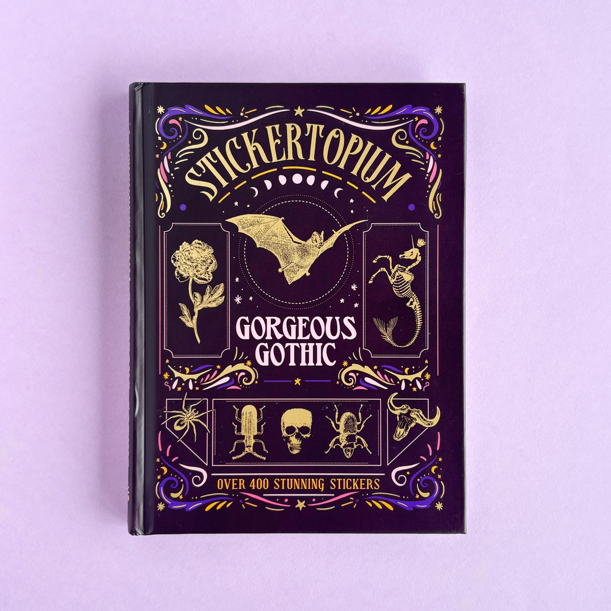 Libro de Stickers Stickertopium: Gorgeous Gothic - Más de 400 stickers