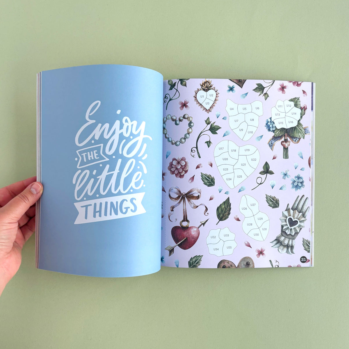 Libro de Stickers por Números Brain Games: Be Calm - 28 imágenes para completar