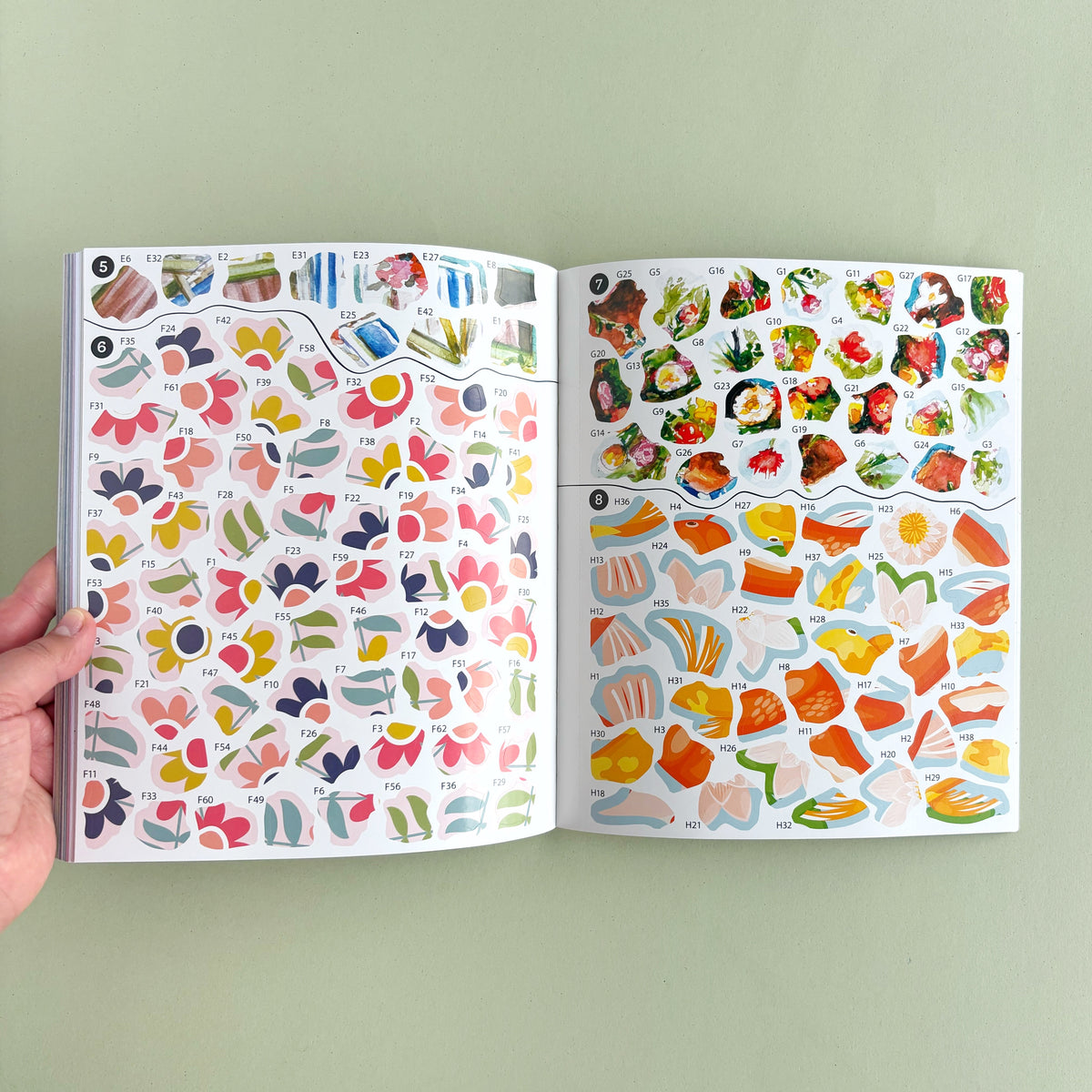 Libro de Stickers por Números Brain Games: Be Calm - 28 imágenes para completar