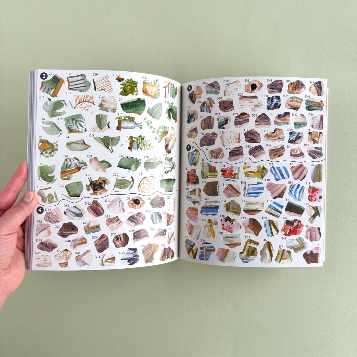 Libro de Stickers por Números Brain Games: Be Calm - 28 imágenes para completar