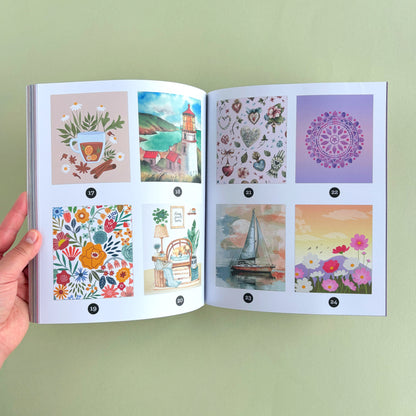 Libro de Stickers por Números Brain Games: Be Calm - 28 imágenes para completar