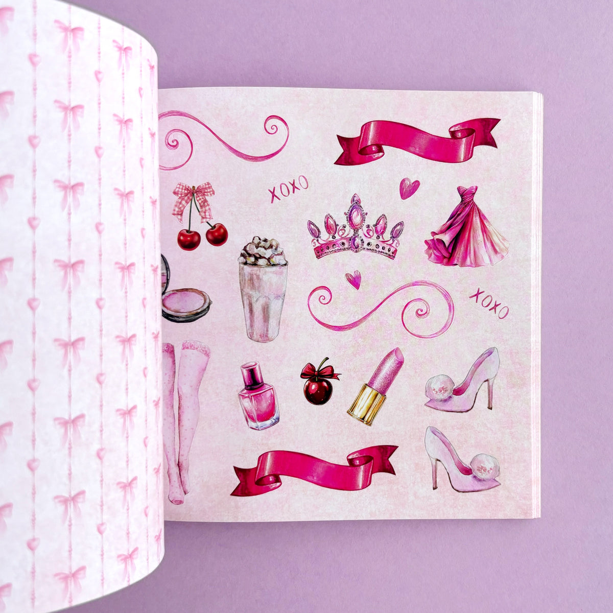 Libro de Stickers Le Petite Coquette: Más de 800 stickers