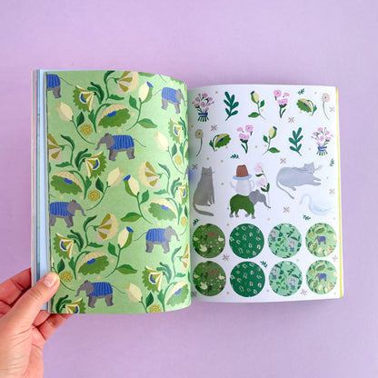 Libro Book for Paper Lovers: Color Your World - para scrapbooking, collage, journaling, cartas, envolturas y otros proyectos creativos