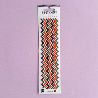 Lámina de Stickers Pipsticks Original - Halloween Zigzags