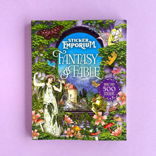 Libro de Stickers y papeles decorativos Fantasy & Fable | Sticker Emporium