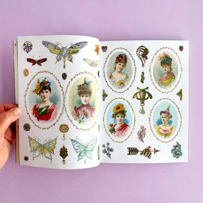 Libro de Stickers y papeles decorativos Fantasy & Fable | Sticker Emporium