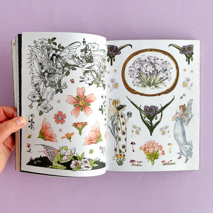 Libro de Stickers y papeles decorativos Fantasy & Fable | Sticker Emporium