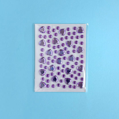 Pegatinas Brillantes 3D - Corazones