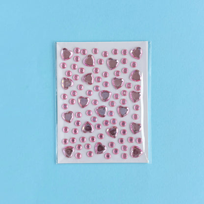 Pegatinas Brillantes 3D - Corazones
