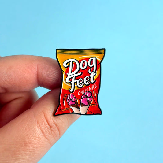 Pin Metálico Dog Feet Original