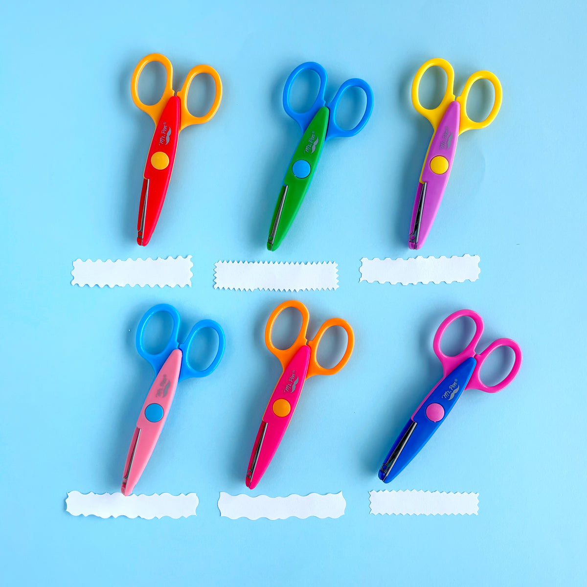 Kit de Tijeras Creativas Fun Shapes Mr. Pen: 6 diseños