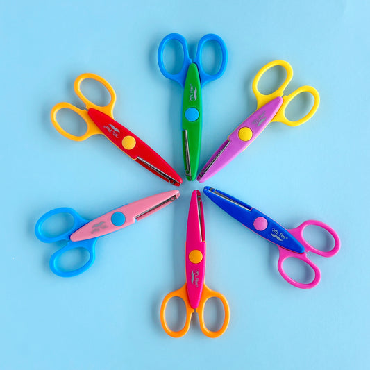 Kit de Tijeras Creativas Fun Shapes Mr. Pen: 6 diseños
