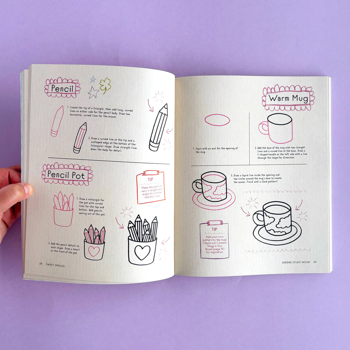 Sweet Spaces: Learn to Doodle the Coziest Corners - Erin Siney - Libro para Aprender a Dibujar