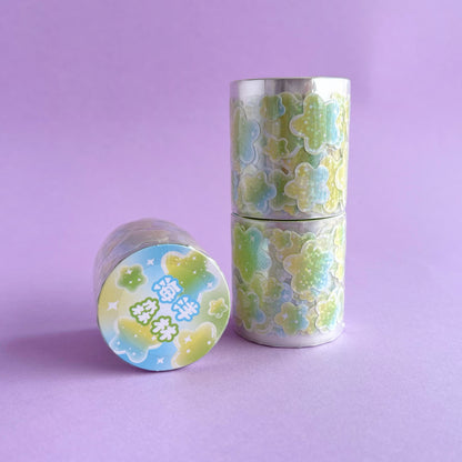 Rollo de Stickers de Estrellas Nube Glitter