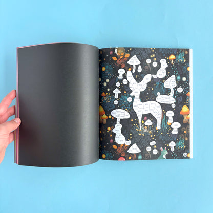 Libro de Stickers por Números Brain Games:  Whimsical Wonders - 28 imágenes para completar (dos incluyen detalles en foil)