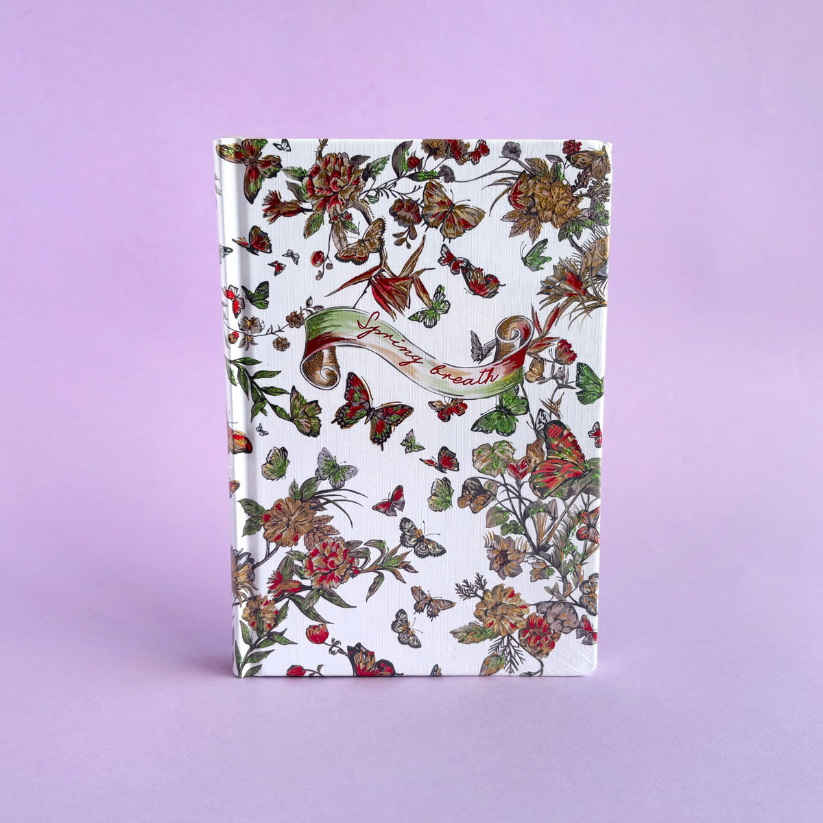 Libreta Spring Breath - páginas decoradas