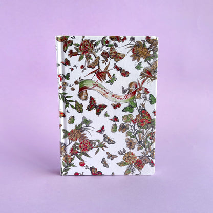 Libreta Spring Breath - páginas decoradas