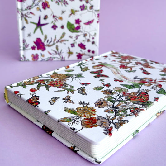 Libreta Spring Breath - páginas decoradas