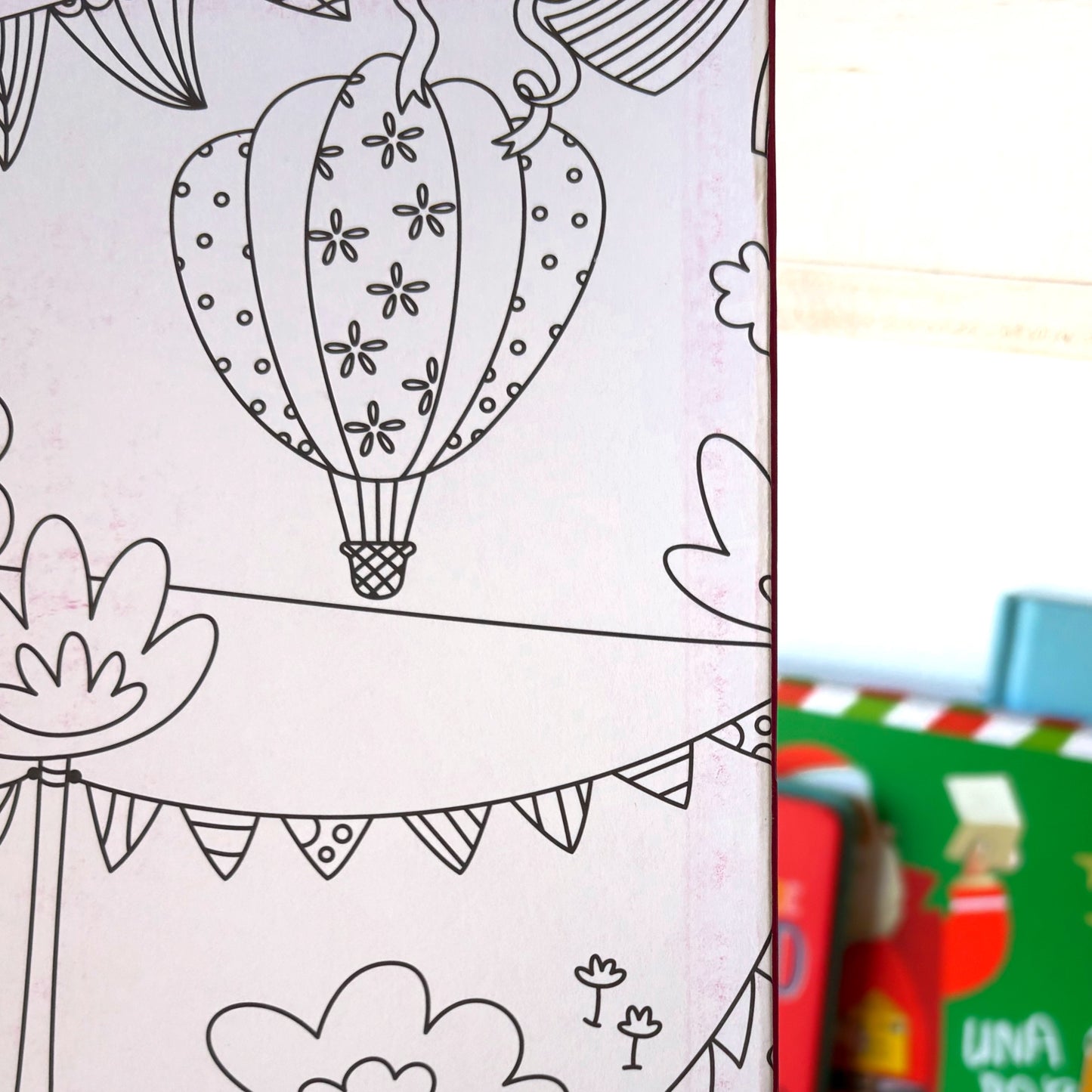 El carnaval – Libro gigante para colorear