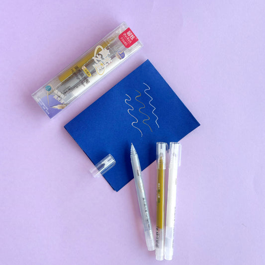 Set de Plumas Metalizadas Fine Line