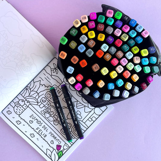 Marcadores de Alcohol Touch · 80 Colores