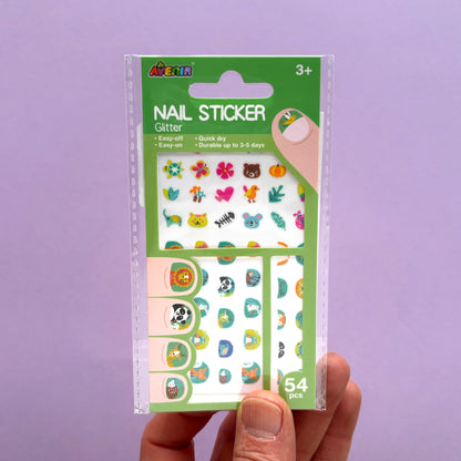 Stickers para uñas animales 38 piezas