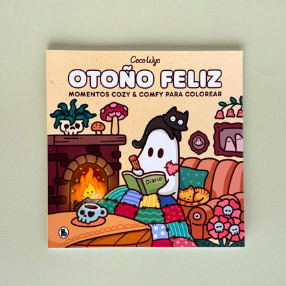 Otoño Feliz - Coco Wyo - Libro para Colorear