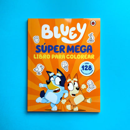 Bluey. Supermega. Libro para colorear.