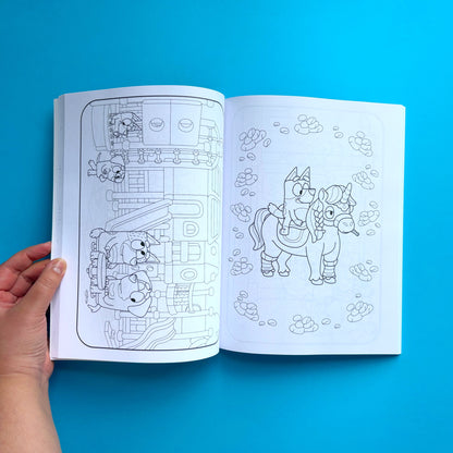 Bluey. Supermega. Libro para colorear.