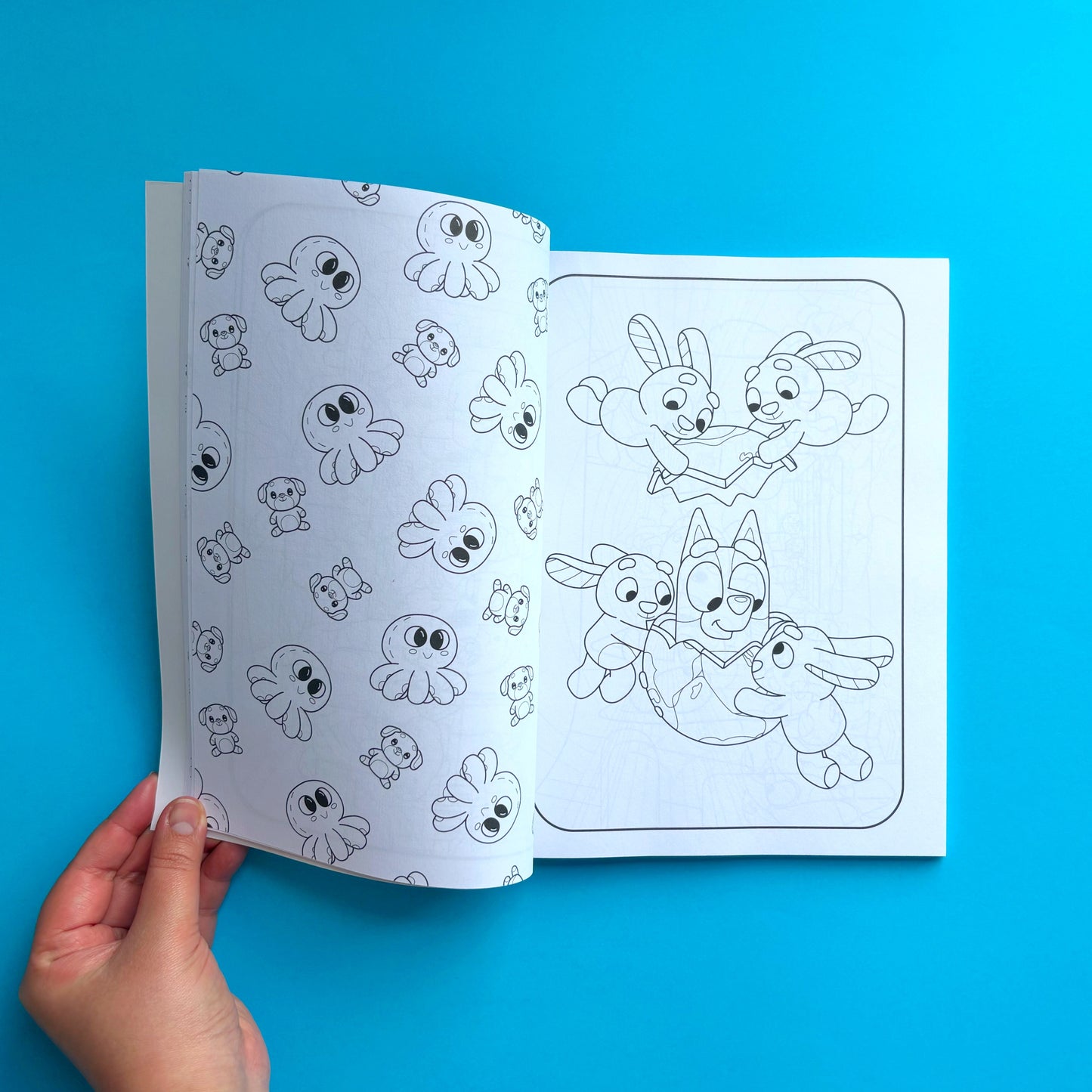 Bluey. Supermega. Libro para colorear.