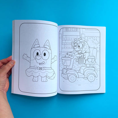 Bluey. Supermega. Libro para colorear.
