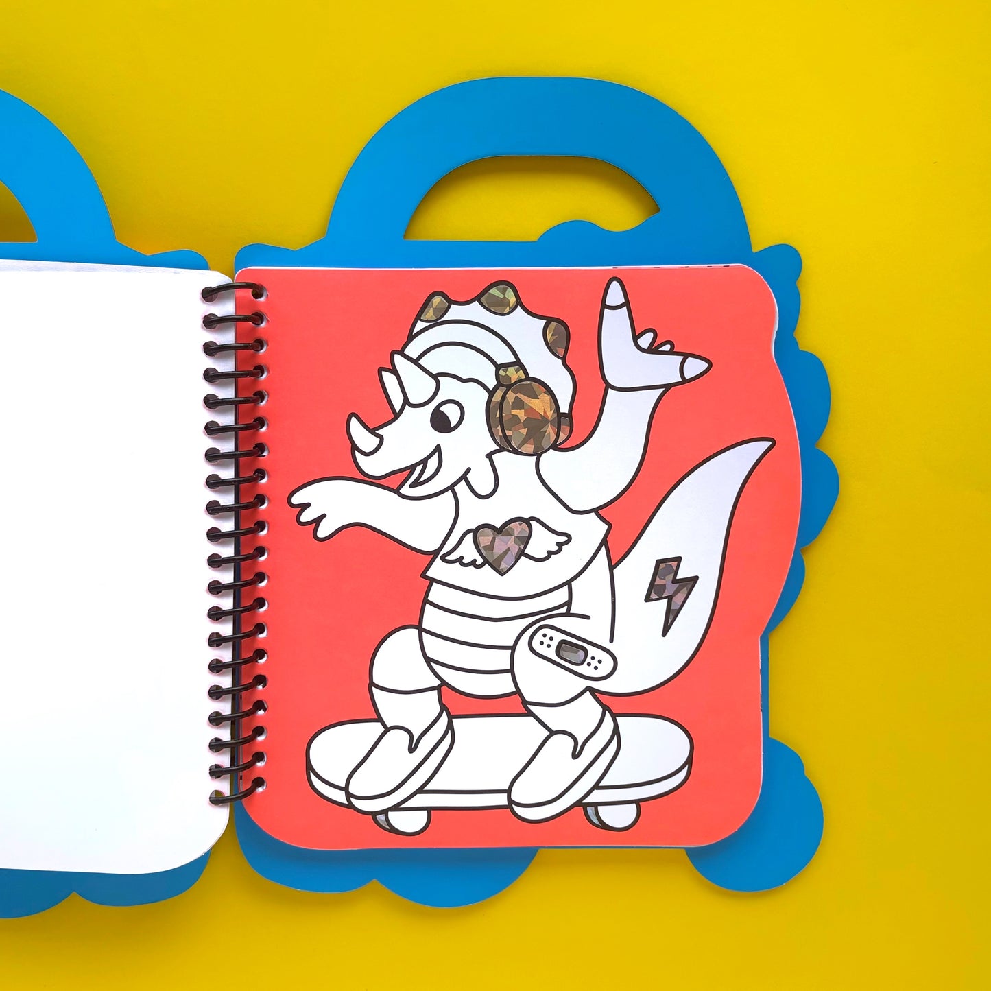 Súper Libro de Colorear: Dino (Incluye stickers y crayones)