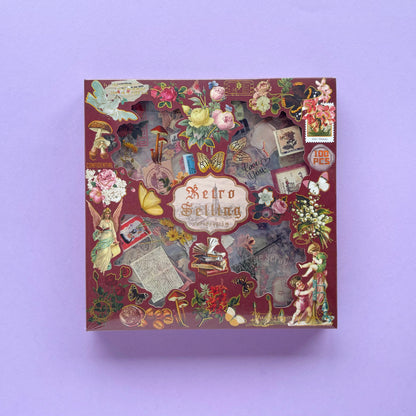 Caja de Stickers Vintage x 100 piezas - Retro Selling