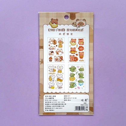 Stickers Animales Kawaii - Warm dreams