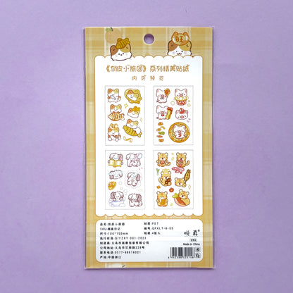 Stickers Animales Kawaii - Fishing Diary