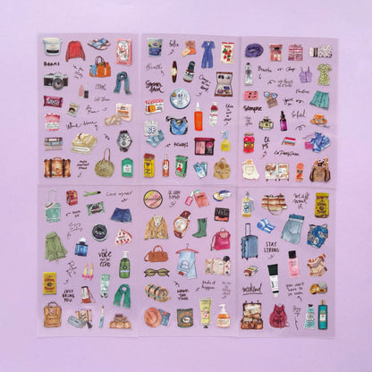 Stickers Aesthetics - Modo Viajero