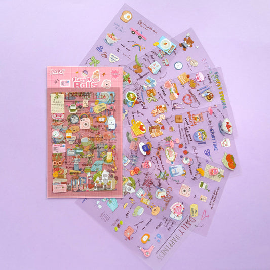 Stickers Aesthetics - Momentos girly