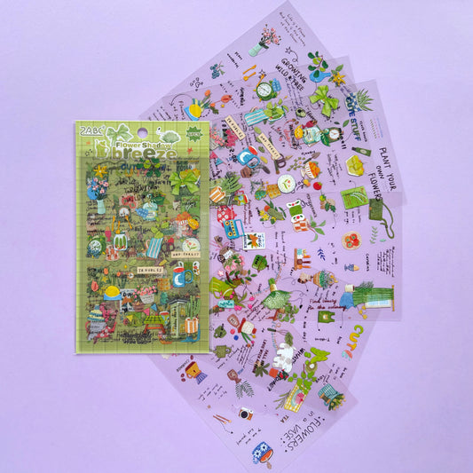 Stickers Aesthetics - Floral Breeze